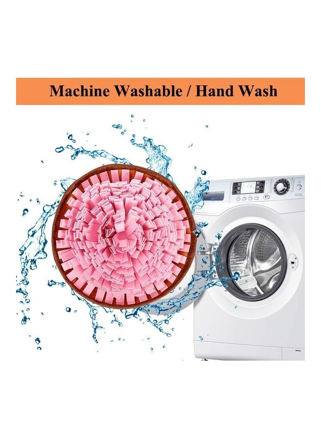 شو وو بساط تدريب الحيوان الأليف على حاسة الشم وتناول الطعام ببطء زهري/بني 48سم - Image 5