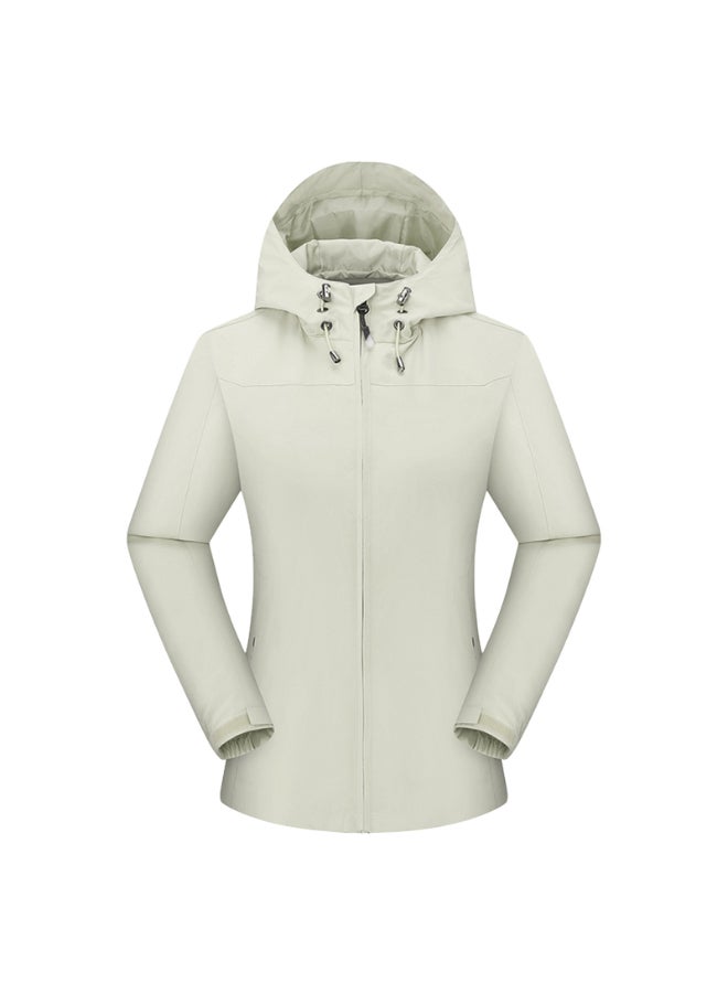 Outdoor Waterproof Shell Ski Jacket White  - Image 1