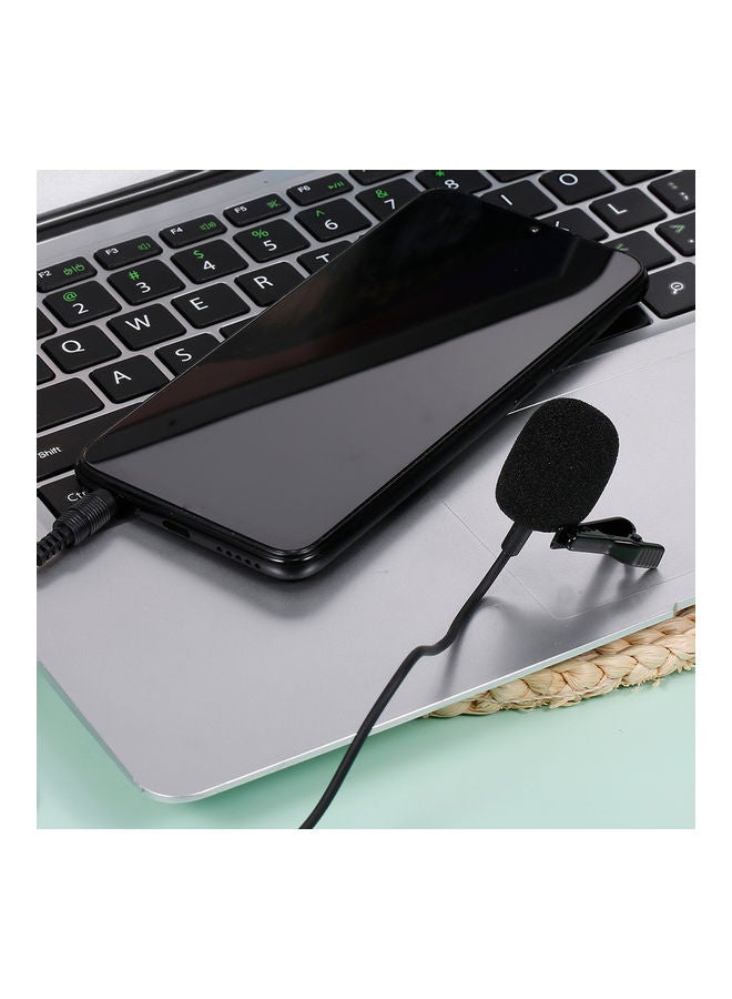 3.5AUX Lavalier Microphone C10384-V Black  - Image 3