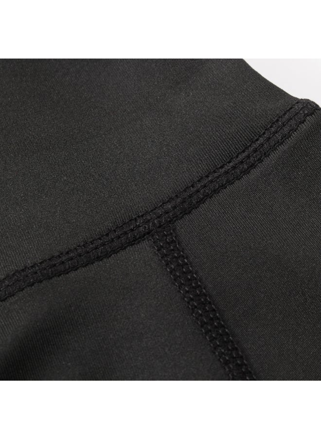 Workout Running Athletic Yoga Shorts With Pocket Black - Image 2