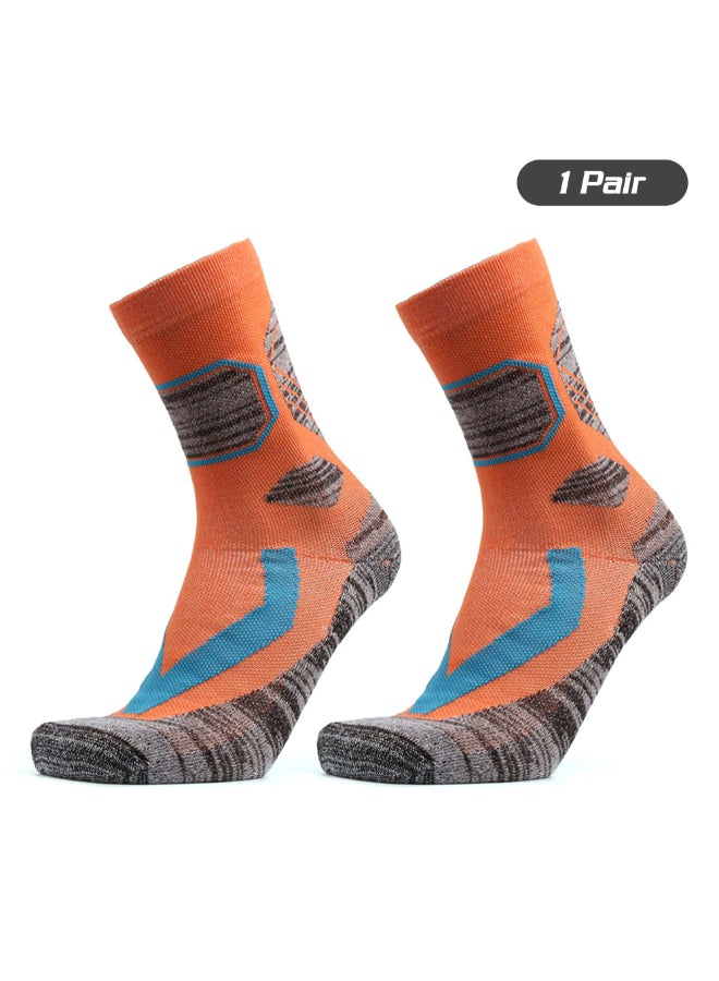 Pair Of Anti Slip Sports Thermal Trekking Socks Multicolour 