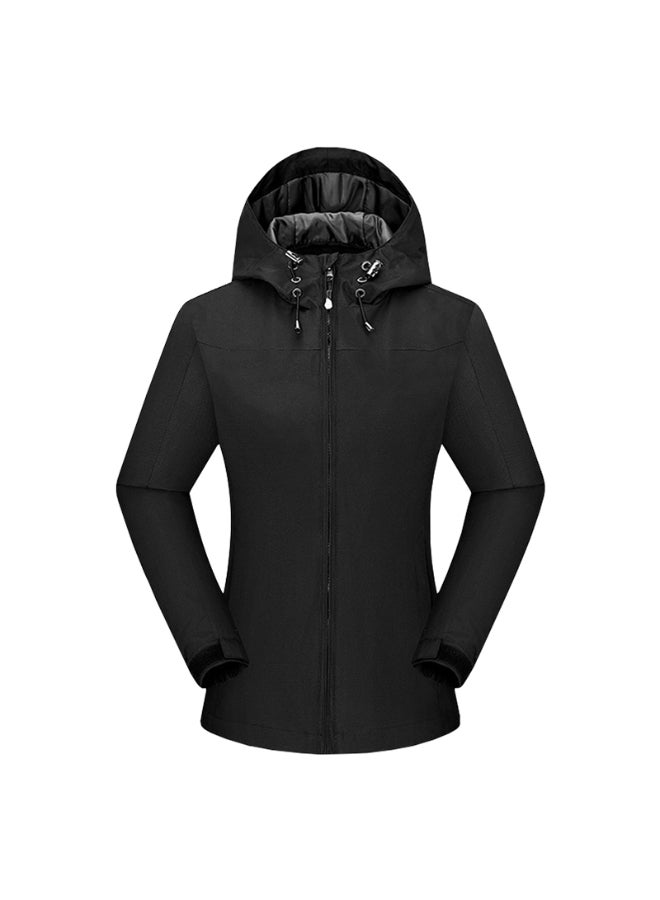 Outdoor Waterproof Shell Ski Jacket Black  - Image 1