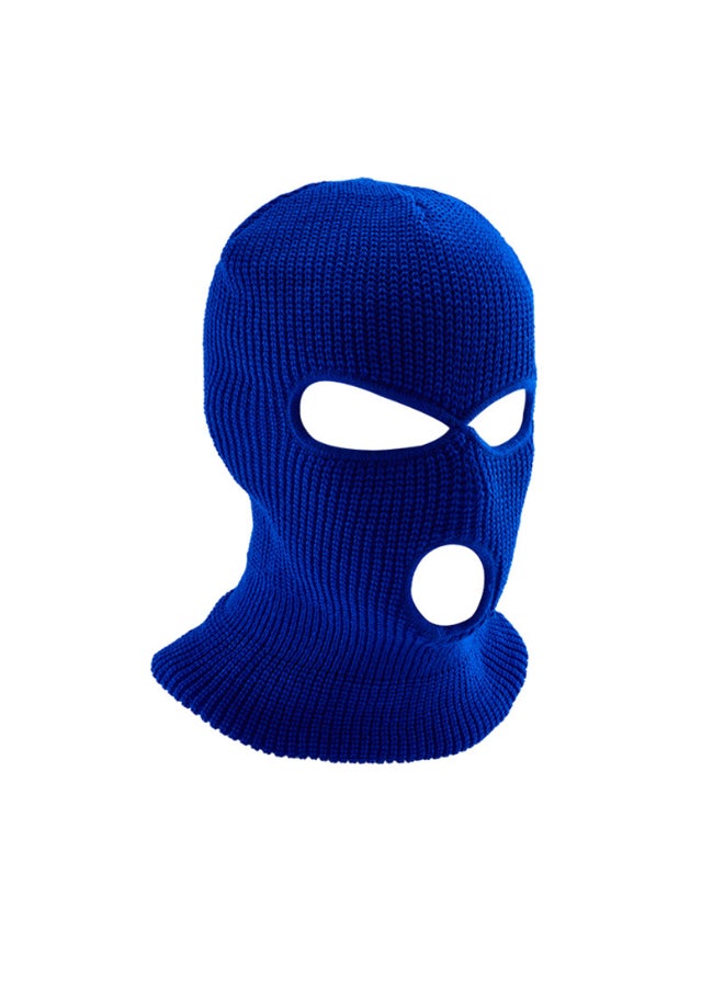 Generic - 3-Hole Knitted Full Face Mask Blue - Image 1