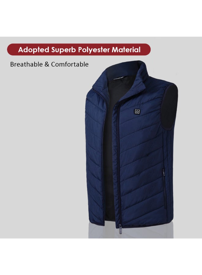 Generic - USB Heated Portable Electric Warm Vest Black - Image 1