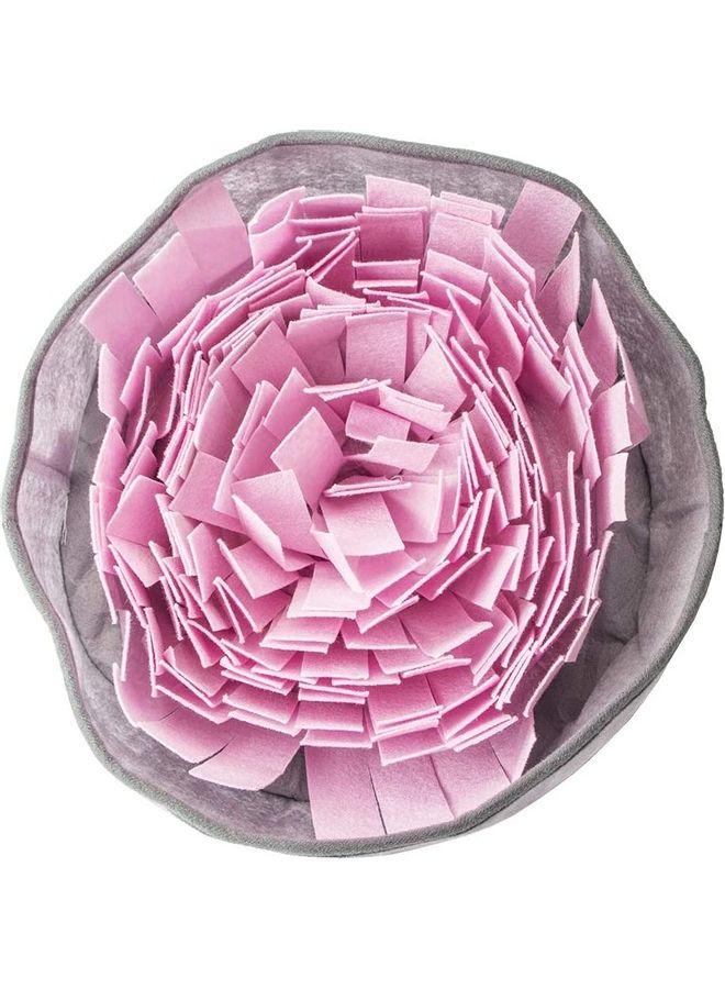 XiuWoo Pet Snuffle Feeding Training Mat Grey/Pink - Image 2