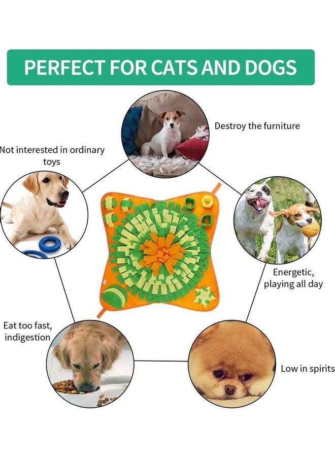 شو وو بساط لتدريب حاسة الشم لدى الحيوانات الأليفة بتصميم مستوحى من ألعاب تحفيز العقل متعدد الألوان - Image 3