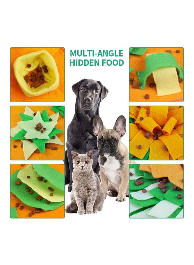 شو وو بساط لتدريب حاسة الشم لدى الحيوانات الأليفة بتصميم مستوحى من ألعاب تحفيز العقل متعدد الألوان - Image 4