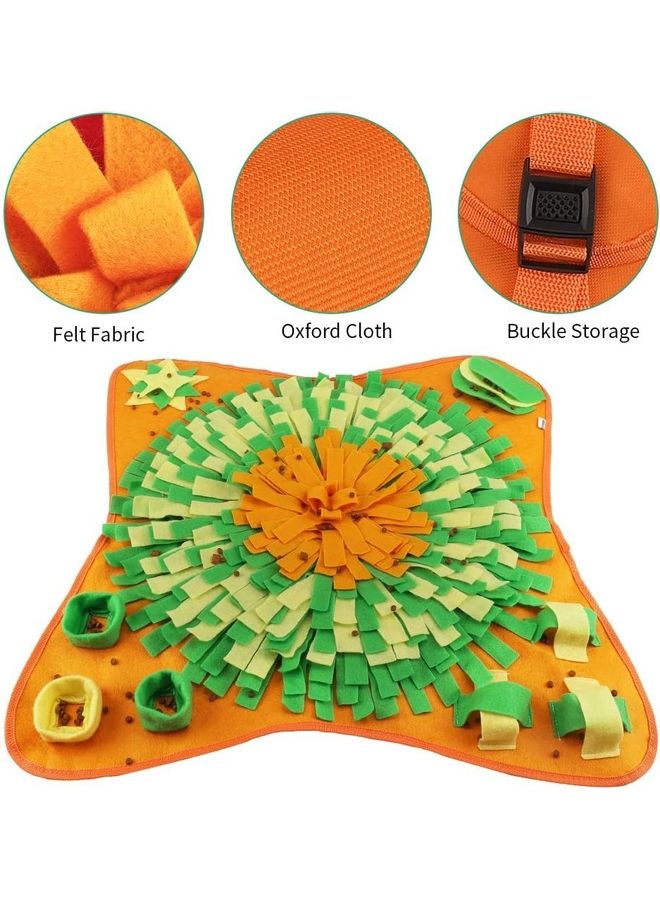 شو وو بساط لتدريب حاسة الشم لدى الحيوانات الأليفة بتصميم مستوحى من ألعاب تحفيز العقل متعدد الألوان - Image 5