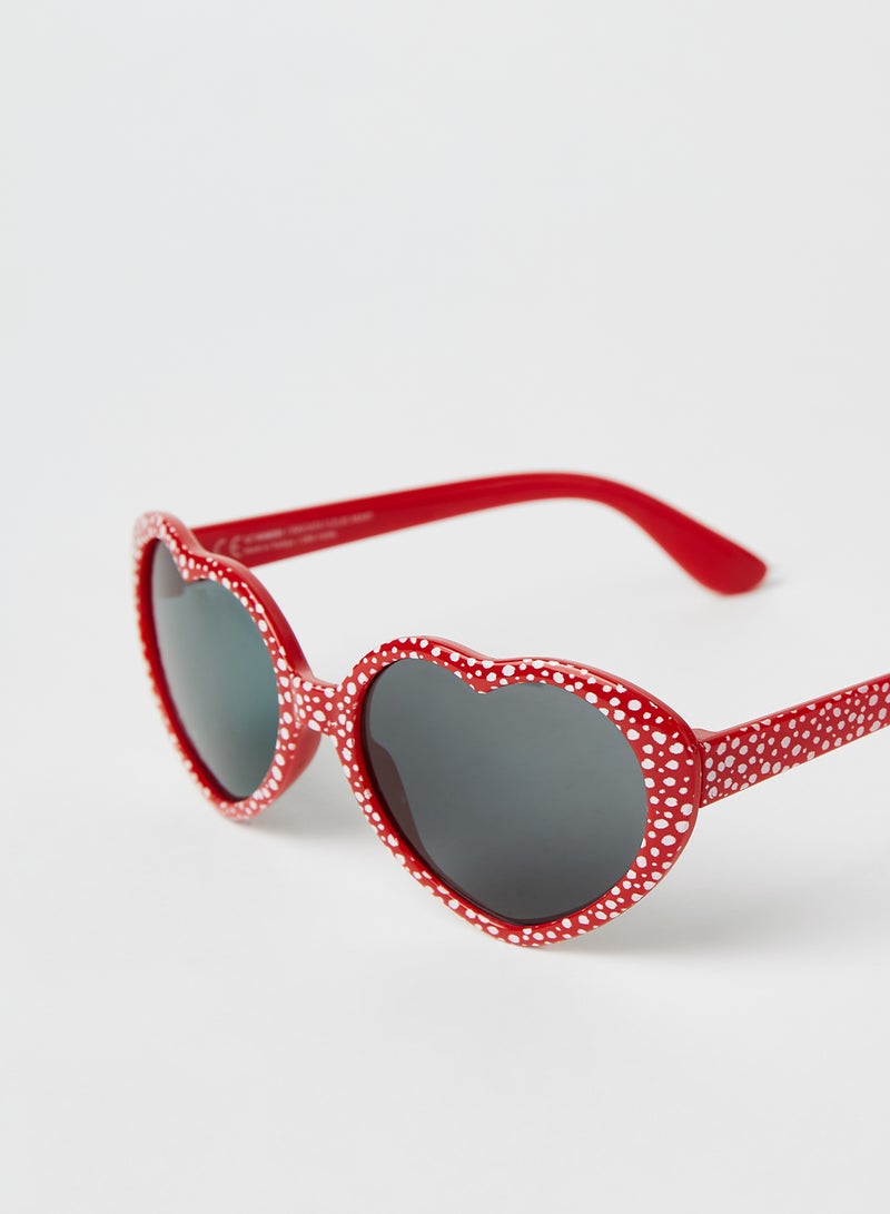 ال سي وايكيكي نظارة شمسية بإطار على شكل قلب طراز LCW-9SN634Z4 للبنات - Image 3
