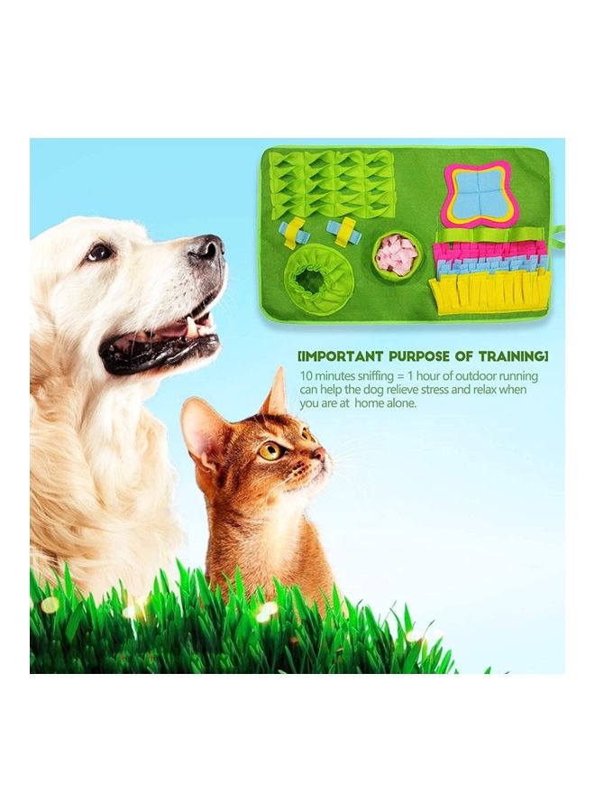 XiuWoo Pet Brain Games Snuffle Mat Multicolour 40 x 70cm - Image 3