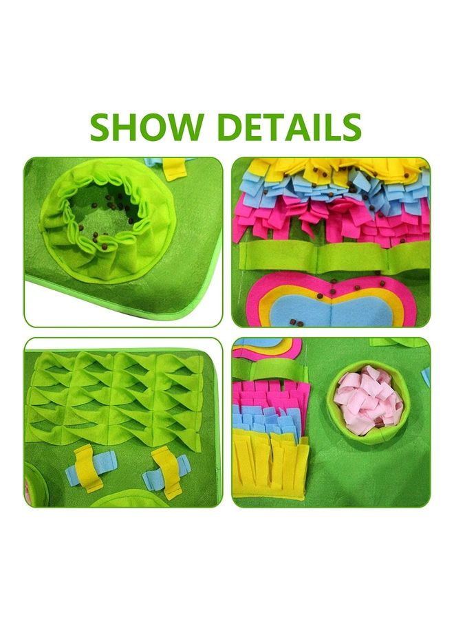 XiuWoo Pet Brain Games Snuffle Mat Multicolour 40 x 70cm - Image 5