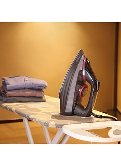 KRYPTON Ceramic Steam Iron With Variable Steam Control, Ceramic Soleplate, Self Clean Function, Wet & Dry 2200 W KNSI6137 Black/Grey  - Image 5