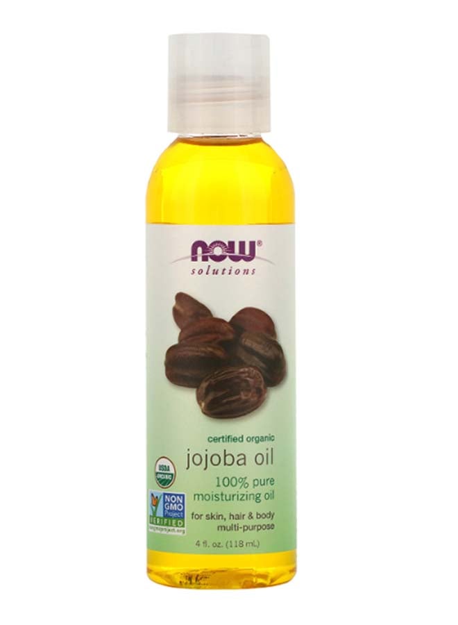 Now Foods Jojoba Moisturizing Oil Yellow 118ml  - Image 1