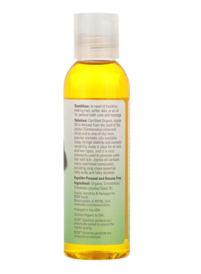 Now Foods Jojoba Moisturizing Oil Yellow 118ml  - Image 2