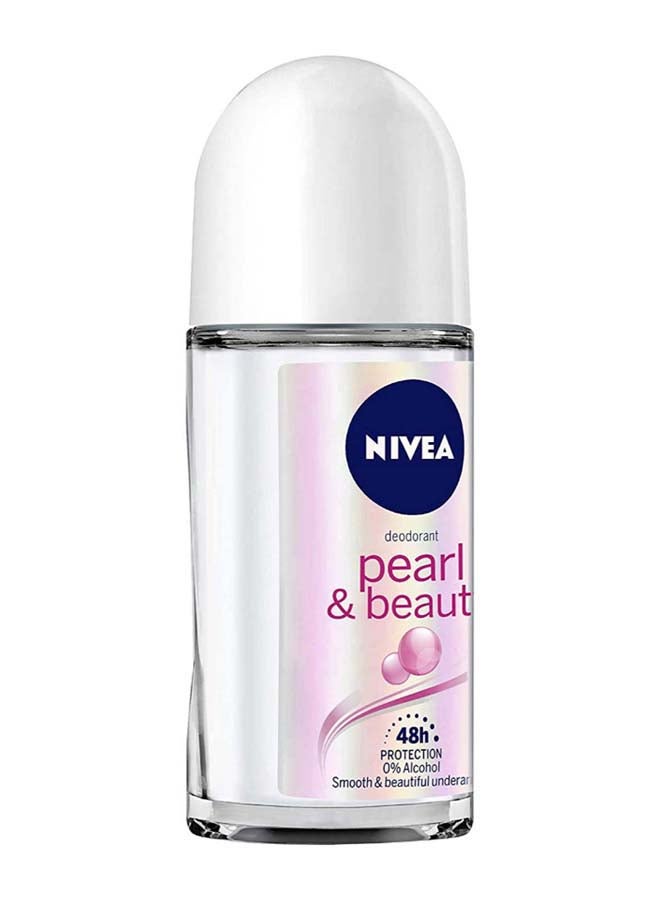 نيفيا مجموعة مزيل رائحة العرق بيرل آند بيوتي ببكرة دوارة، من 3 قطع 225جرام - Image 2