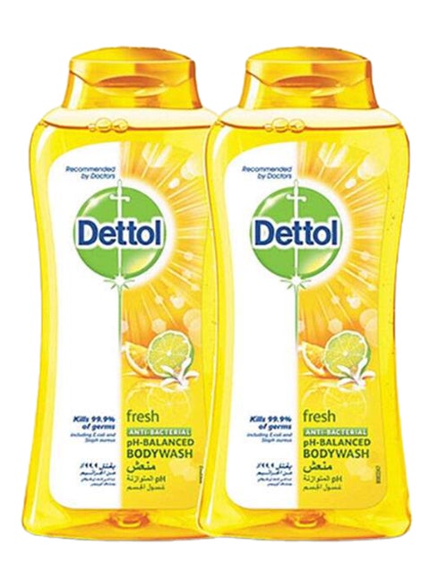 Pack Of 2 Fresh Anti-Bacterial Body Wash 2 x 250ml