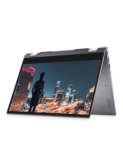 Inspiron-5406 2 in 1 Laptop 14 Inch  Intel Core i3 11th Generation  4 GB RAM, 128GB SSD LED With Fingerprint Reader Intel UHD Graphic -Touch-Flip-Windows 10 Home English/Arabic Dark Grey