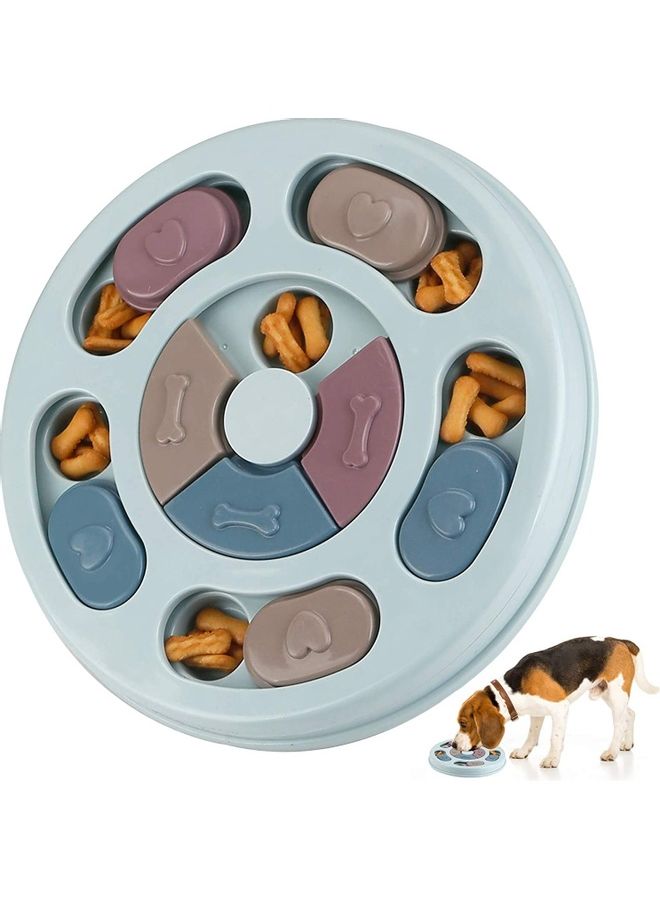 XiuWoo Pet Puzzled Slow Feeder Bowl Multicolour 9.5x1.1cm - Image 1
