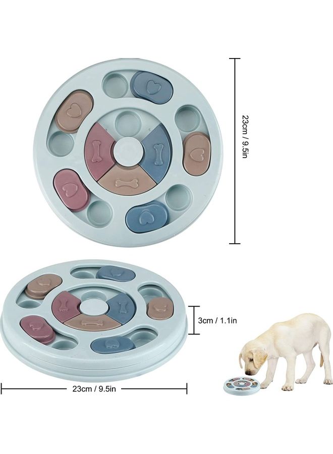 XiuWoo Pet Puzzled Slow Feeder Bowl Multicolour 9.5x1.1cm - Image 2