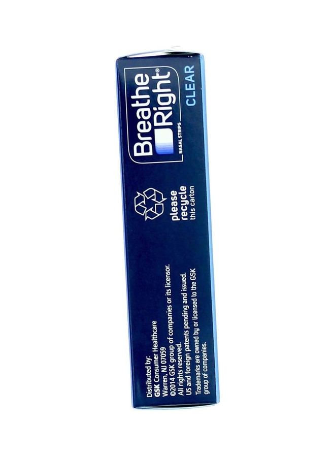 Breathe Right - 30-Piece Nasal Strips Clear Large - Image 1