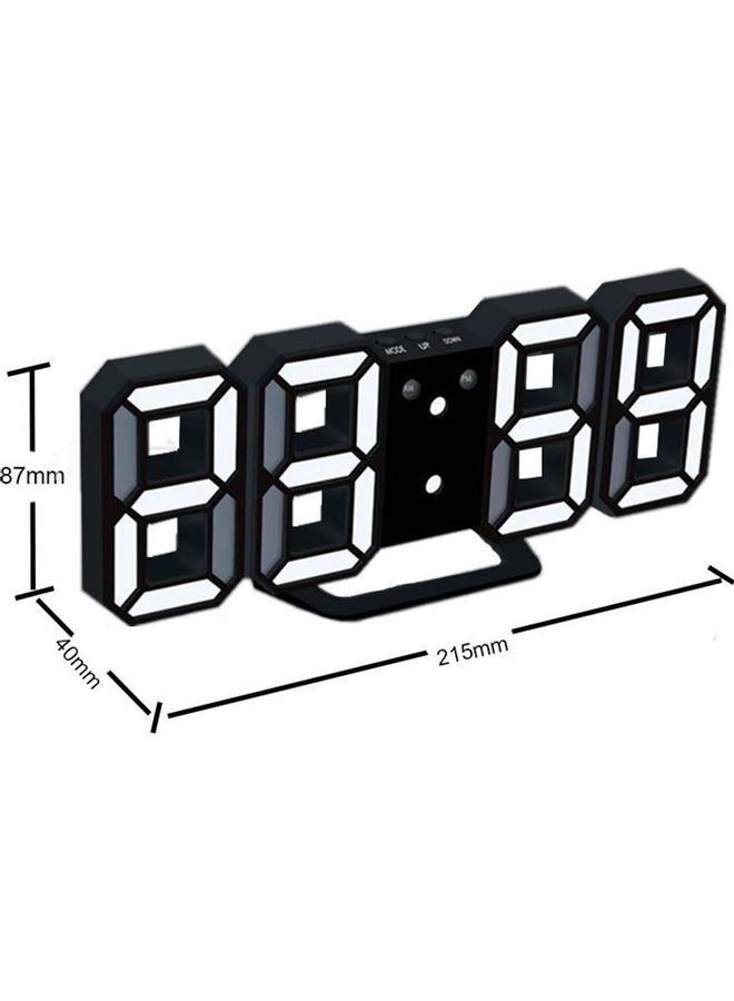 منبه رقمي بإضاءة LED أبيض - Image 5