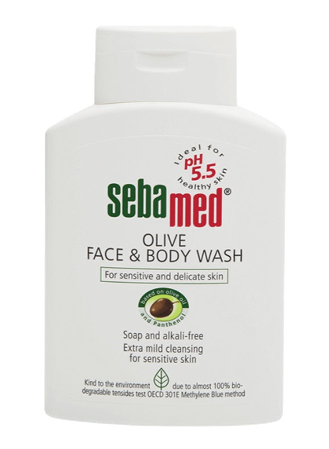 سيباميد صابون سائل للاستحمام للوجه والجسم بزيت الزيتون 200ملليلتر - Image 1