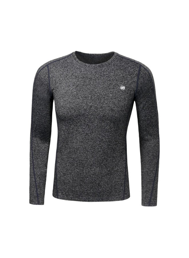 Solid Pattern Sports Wear T-Shirt And Pant Set Light Greyed  - Image 5