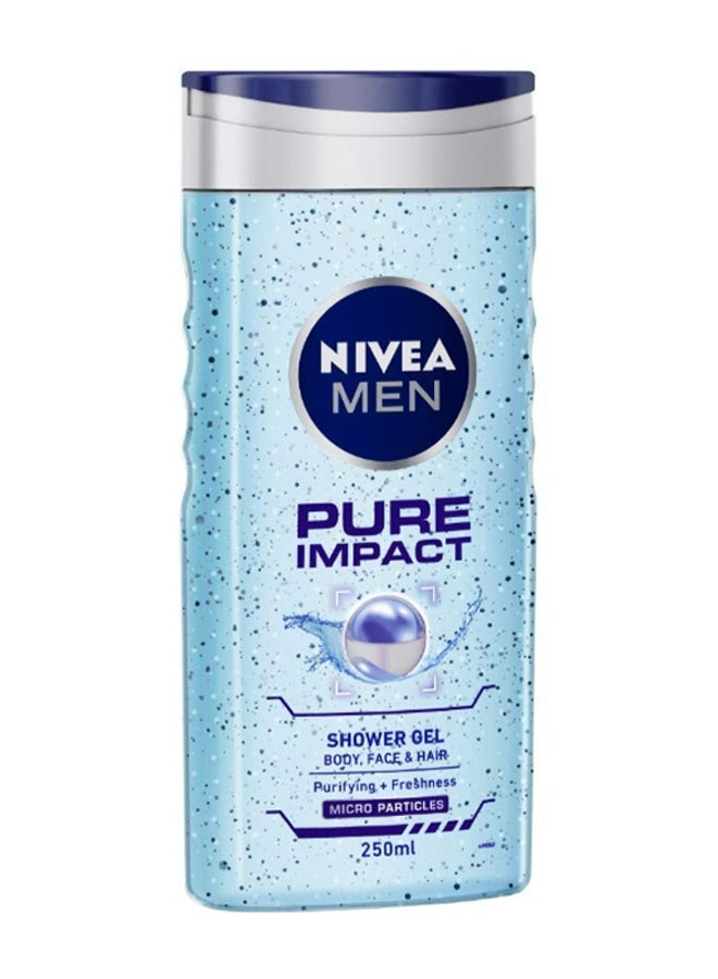 Nivea Pack Of 2 Pure Impact Shower Gel 500ml - Image 3