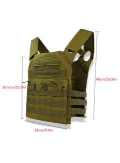 Generic Camouflage Pattern Sleeveless Sports Vest Green  - Image 2