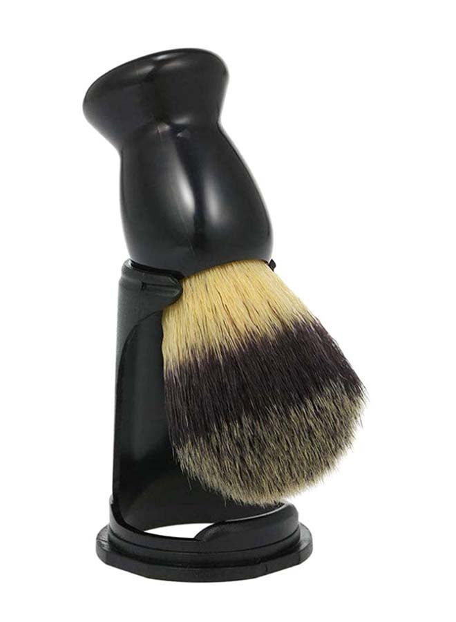 docooler Shaving Brush With Holder Black/Beige - Image 1