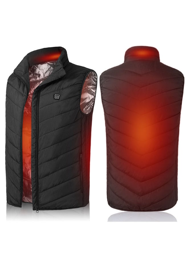 Generic - Solid Pattern High Neck Jacket Black - Image 1