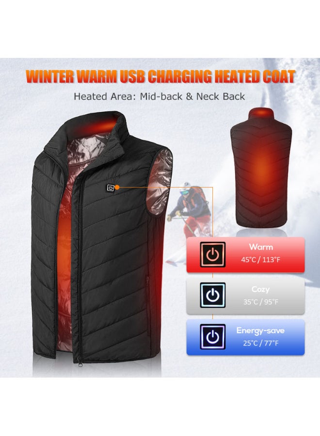 Generic - Solid Pattern High Neck Jacket Black - Image 1