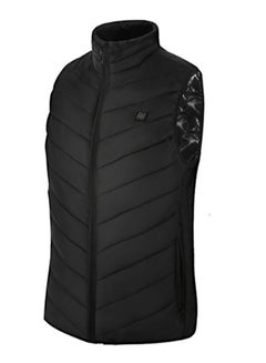 Generic Solid Pattern Sleeveless Vest Black  - Image 1