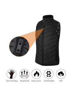 Generic Solid Pattern Sleeveless Vest Black  - Image 4