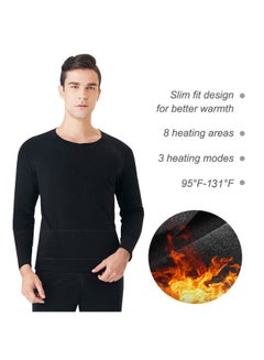 Generic Solid Pattern Sports Wear T-Shirt And Pant Set Black  - Image 3