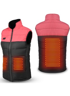 Generic Colourblock Pattern Sleeveless Vest Black/Pink  - Image 1