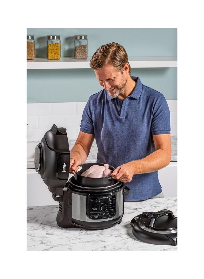 Ninja - Foodi 9-in-1 Electric OP350UK Pressure Fast Slow Cooker And Air Fryer, 6L 6.0 L Ninja op350uk Grey/Black - Image 1