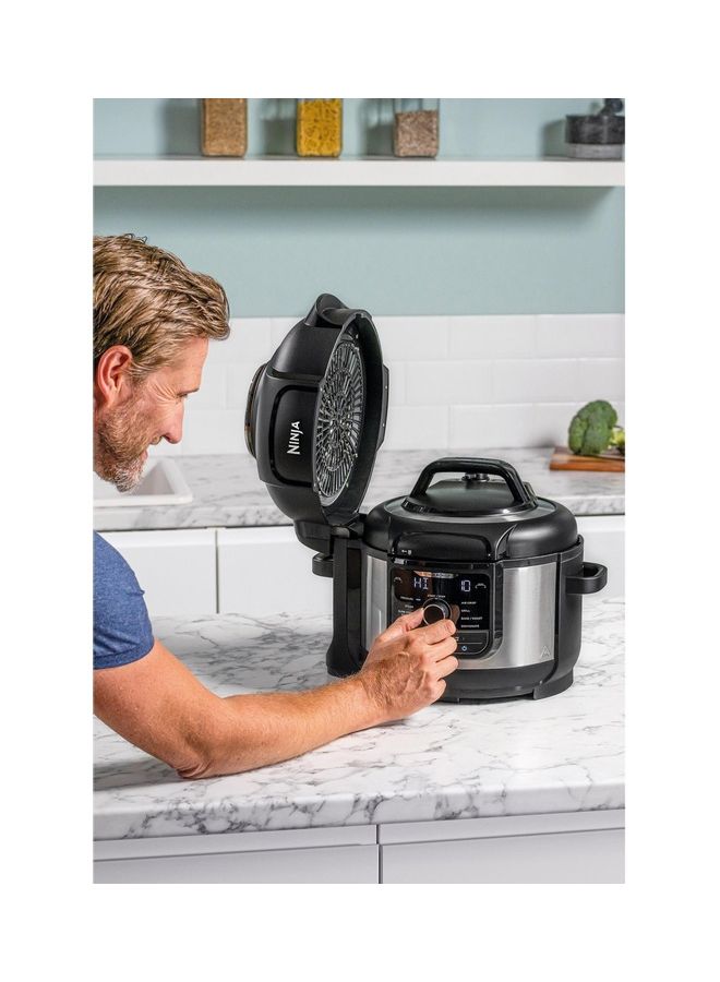 Ninja - Foodi 9-in-1 Electric OP350UK Pressure Fast Slow Cooker And Air Fryer, 6L 6.0 L Ninja op350uk Grey/Black - Image 1