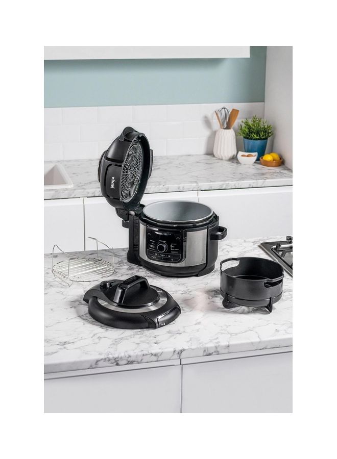 Ninja - Foodi 9-in-1 Electric OP350UK Pressure Fast Slow Cooker And Air Fryer, 6L 6.0 L Ninja op350uk Grey/Black - Image 1