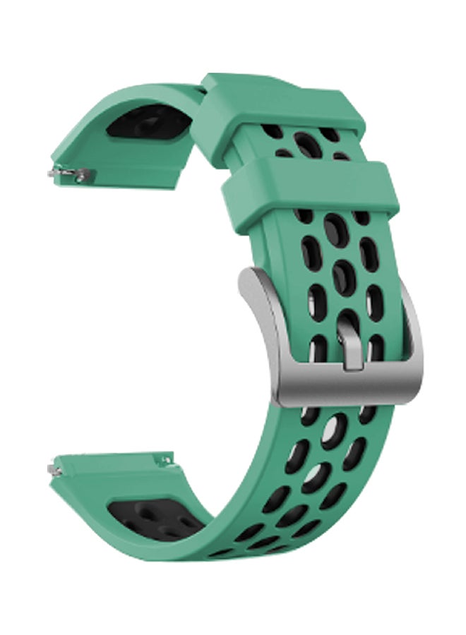 INEIX - Silicone  Replacement Strap For Huawei Watch GT2 e Mint/Black - Image 1
