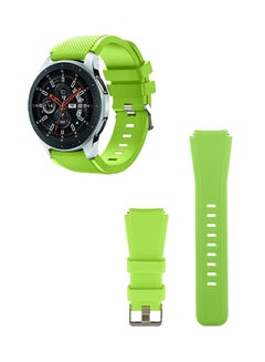INEIX Textured Silicone Replacement Strap For Samsung Galaxy Watch Light Green  - Image 2