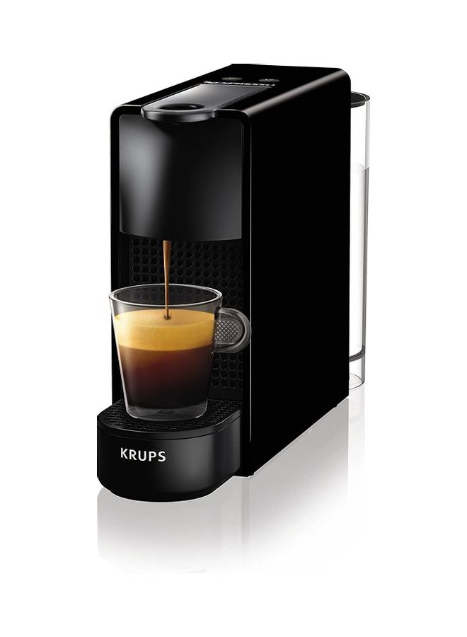 Nespresso - Essenza Mini Coffee Machine With Aeroccino By Krups Black 8.4x20.4x33cm - Image 1