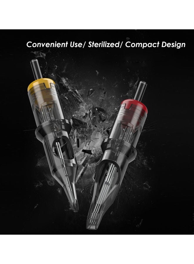 20-Piece Tattoo Cartridge Needle Black - Image 4