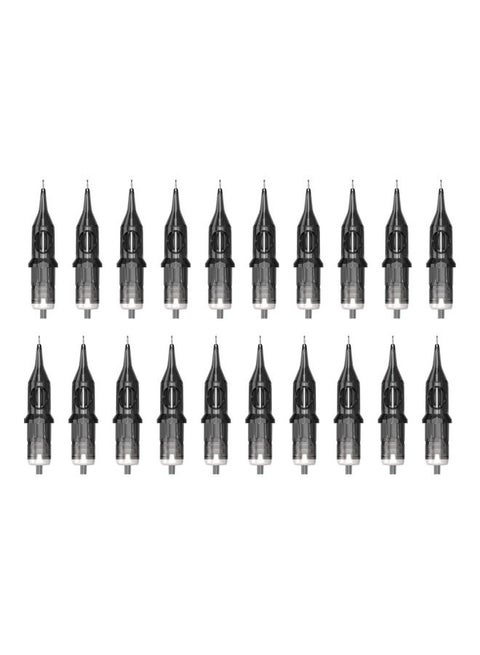 20-Piece Tattoo Cartridge Needle Black
