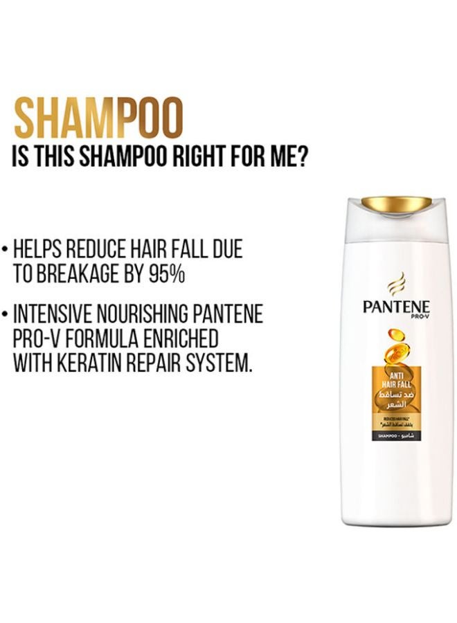 Pantene - Anti-Hair Fall Shampoo 600+400ml Pack of 2 - Image 1