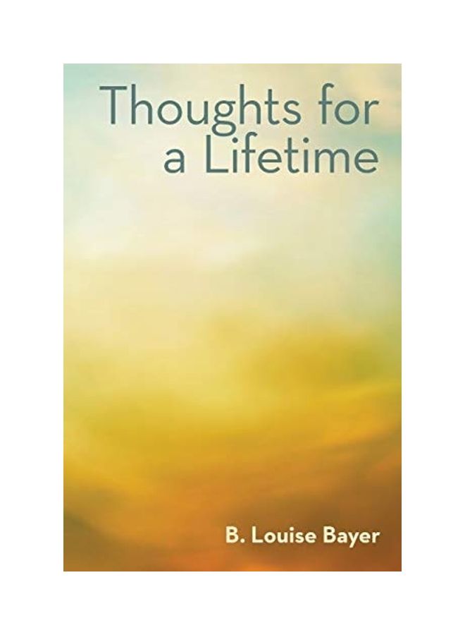 Thoughts For A Lifetime paperback english 