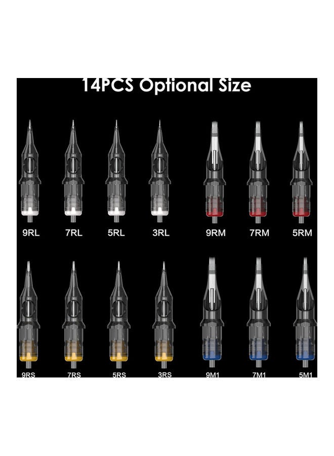 Generic 20-Piece Tattoo Cartridge Needle Black  - Image 3