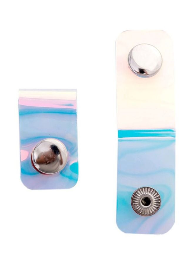 بيوينتي منظم كابلات بمشبك للإغلاق شفاف/فضي - Image 1