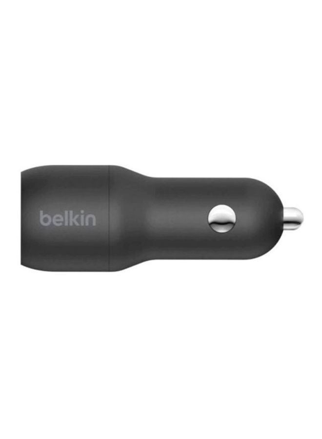 belkin Dual Port USB-A Car Charger - Image 2