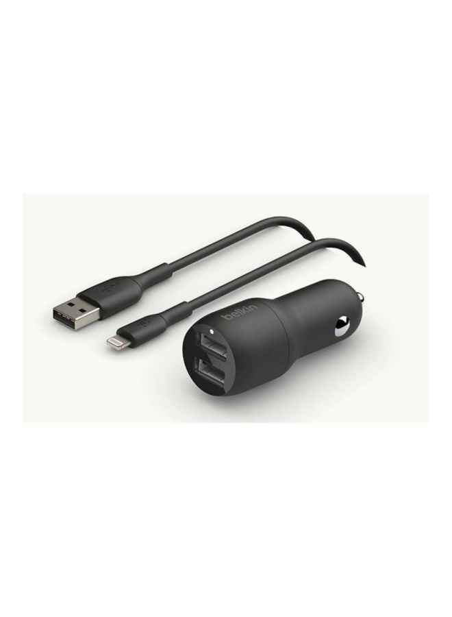 belkin Dual Port USB-A Car Charger - Image 4